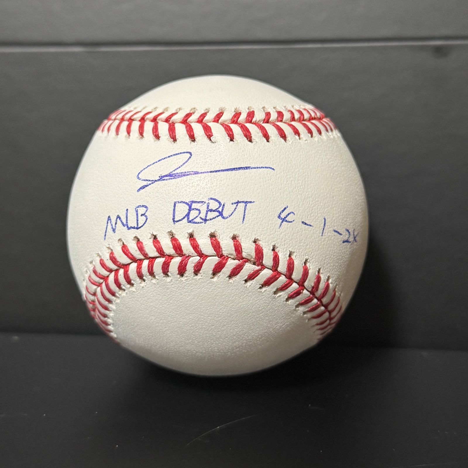 今永昇太 直筆サイン ボール MLB Debut MLB Fanatics ホログラム