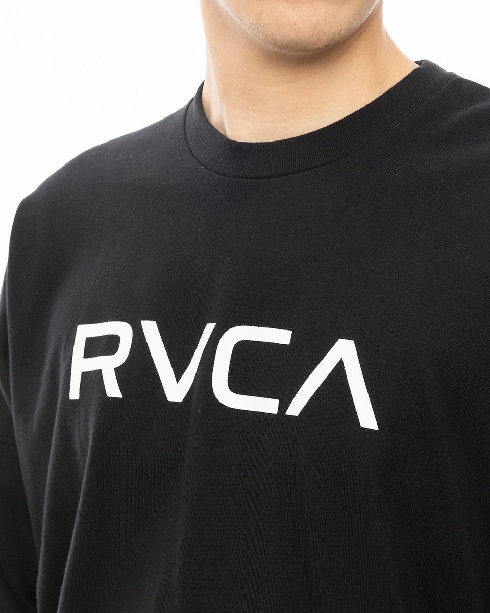 2024秋冬 新品【RVCA/ルーカ/ルカ】BIG RVCA LT ロンＴ BLK メンズ BE042059