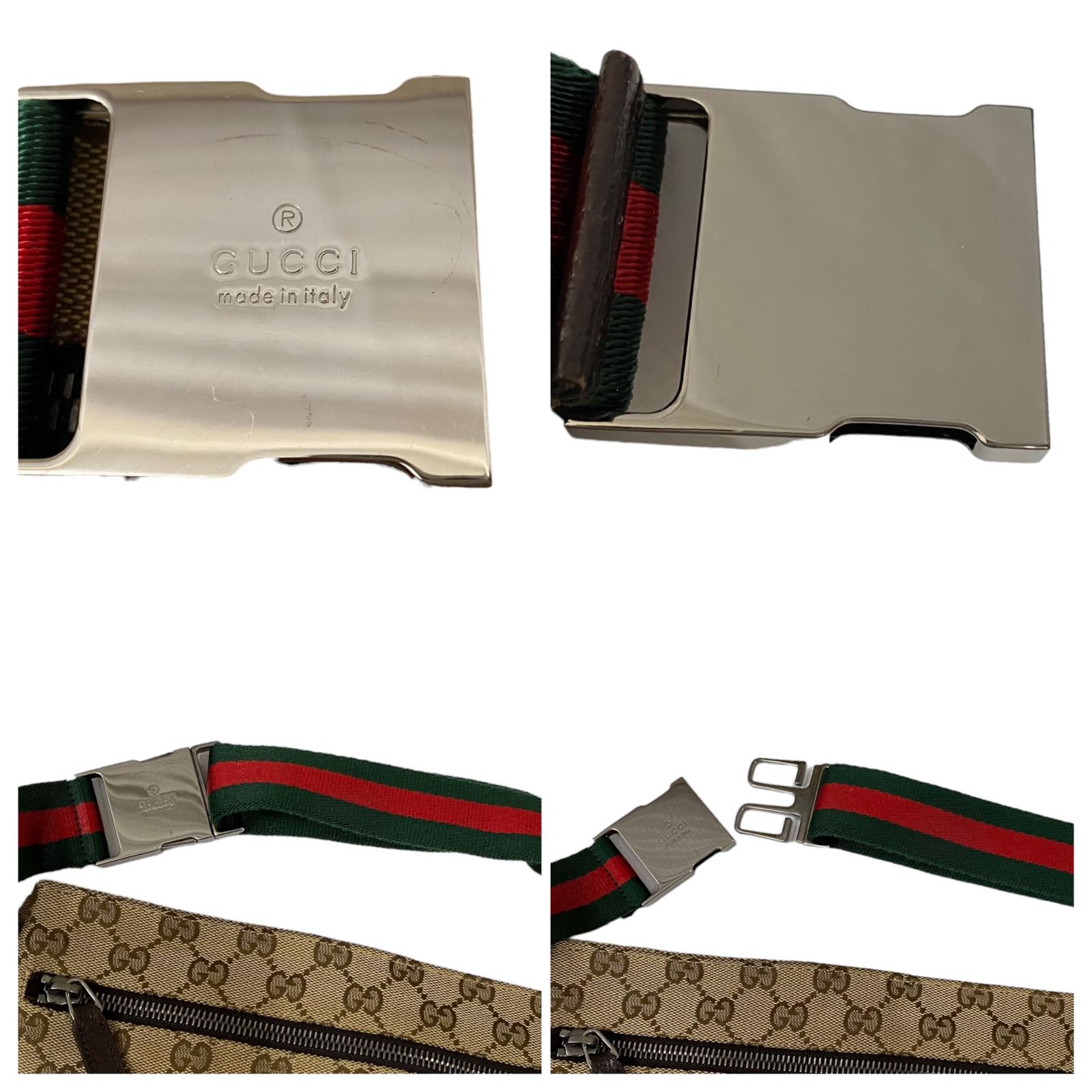グッチ　ウエストバック GUCCI (グッチ) ウエストバッグ ボディバッグ ウエストポーチ CG