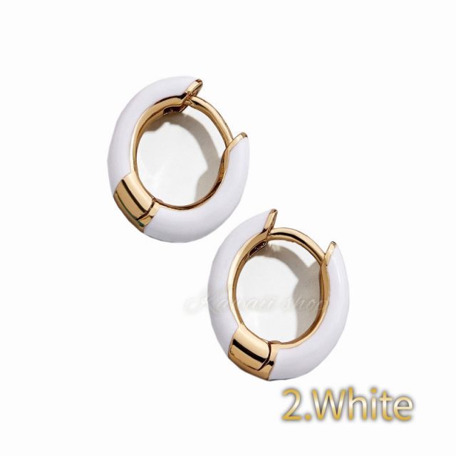フープピアス カラフル ゴールド ハワイアン アクセサリー 合金 両耳用 普段使い ボヘミアン カジュアル 使いやすい 女性 リゾート ビーチ おしゃれ かわいい 可愛い クリスマス プレゼント ギフト フープ レディース パステルカラー ピンク ブルー 白 