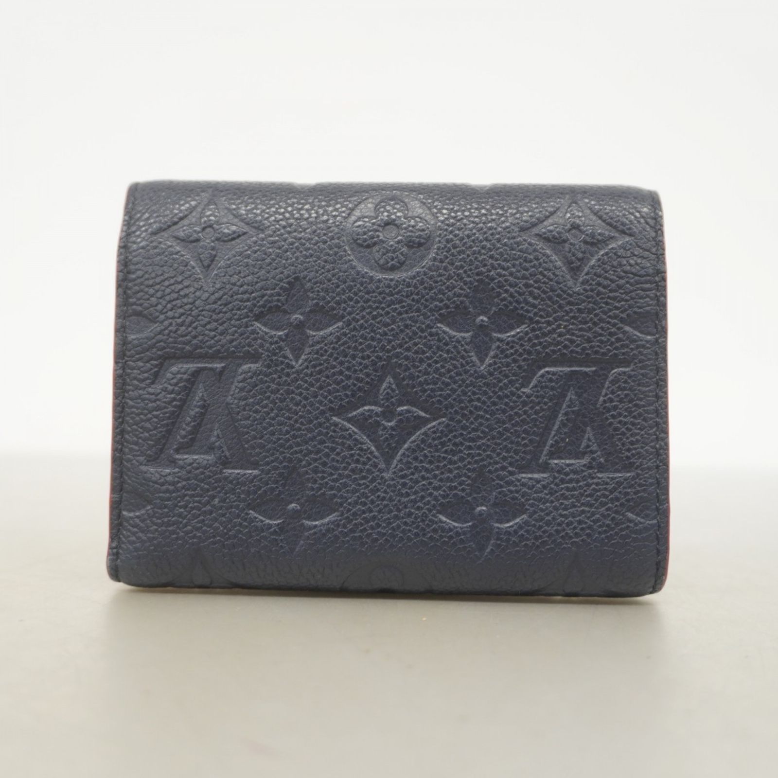 【美品】ルイヴィトン　アンプラント　ポルトフォイユゾエ　マリーヌルージュ　財布 Amazon | (ルイ・ヴィトン)LOUIS VUITTON 三つ折り財布 小銭入れあり