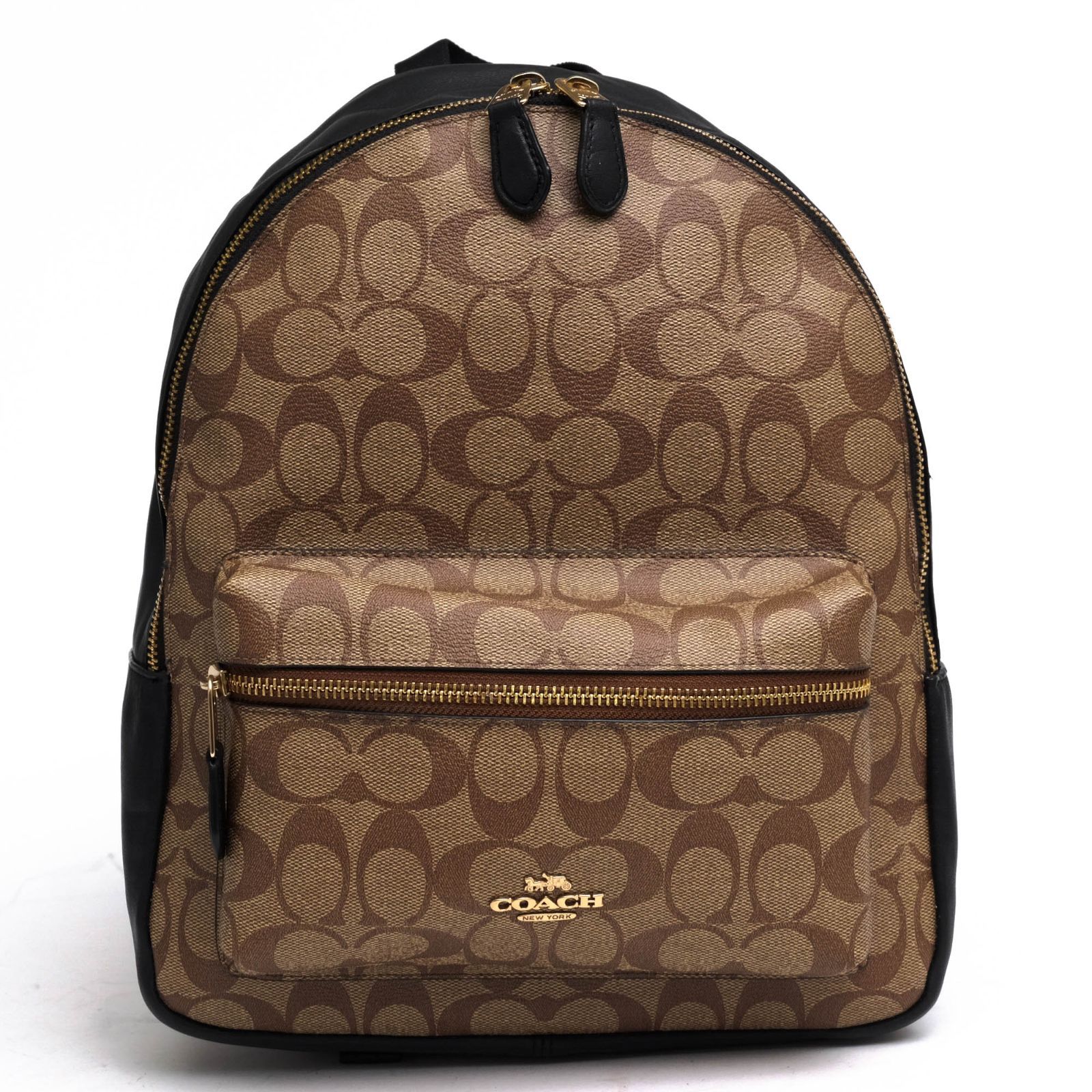 コーチ／COACH リュック バッグ バックパック レディース 女性 女性用PVC レザー 革 F32200 SIGNATURE BACKPA  ミディアム チャーリー グネチャー ミディアム バックパック シグネチャー柄 ユニセックス 男女兼用