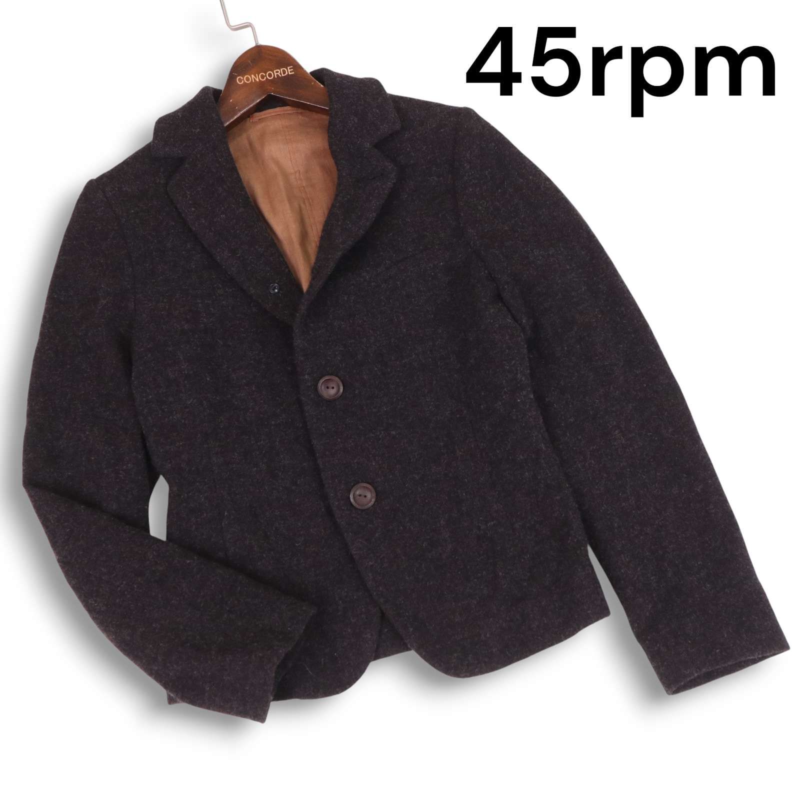 45R フォーティファイブアール ウールジャケット　45rpm 1size 22AW 45R フォーティファイブアール フロート縮絨のジャケット