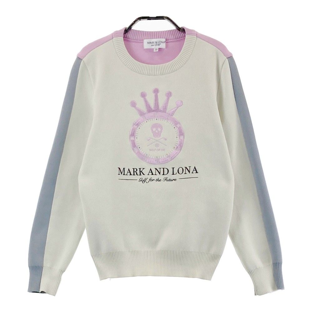 サイズ：38 MARKu0026LONA マークアンドロナ  ニットセーター  ホワイト系 [240101246029] ゴルフウェア レディース ストスト