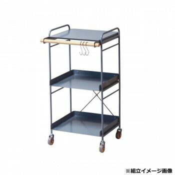 弘益 KOEKI MASH リヴ スチールワゴン グレー LIVSW3GR