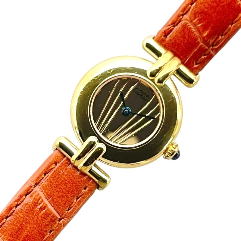 カルティエ Cartier マストコリゼ 590002 ゴールド SV|GF レディース 腕時計
