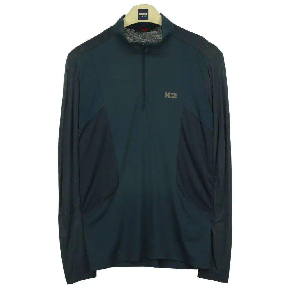 【雷市場（ポンジャン）商品韓国直送】A8225 K2 夏 ハーフジップ 長袖Tシャツ 95 メンズ アウトドア Tシャツ ブランド古着