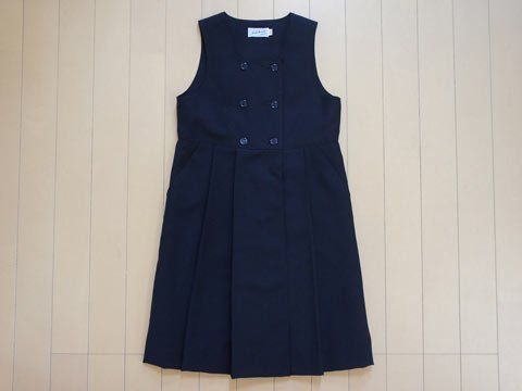 ミキハウス miki house mikihouse アウトレット 子供服 女の子 130cm ジャンパースカート 紺 受験 面接 フォーマル 入園式 卒園式 入学式 春 夏 秋 冬 4 ガールズ 女児 キッズ  リサイクル セレモニー