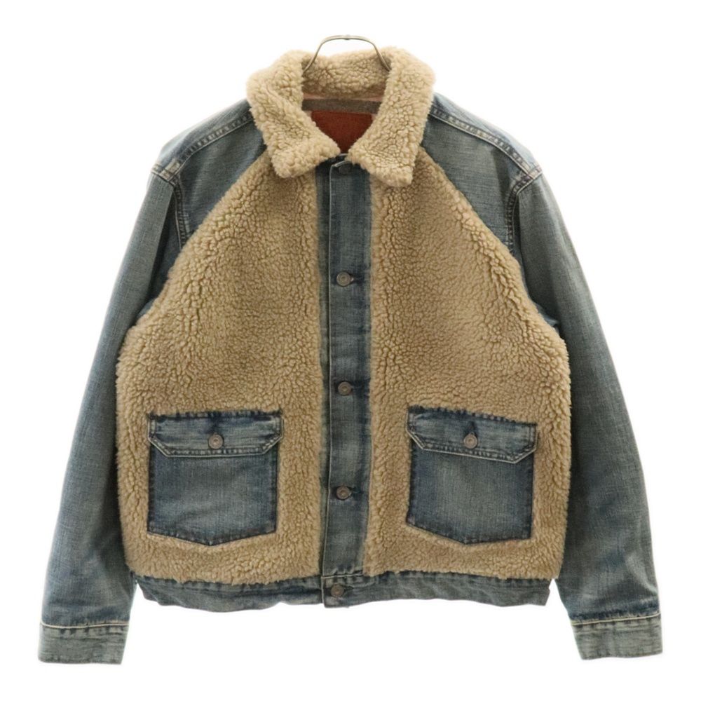 RRL (ダブルアールエル) 22AW Fleece Paneled Denim Jacket フリース 