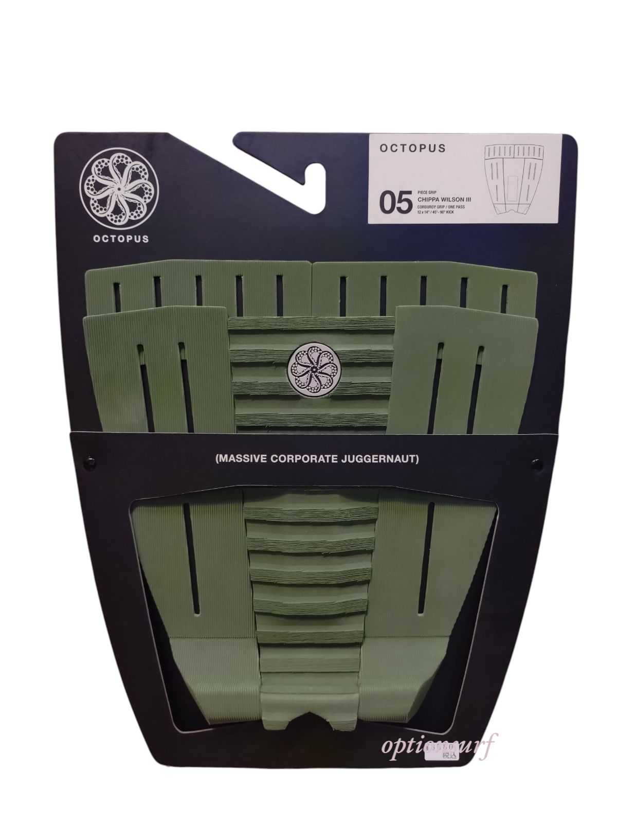 OCTOPUS Chippa Wilson デッキパッド トラクション ブラック