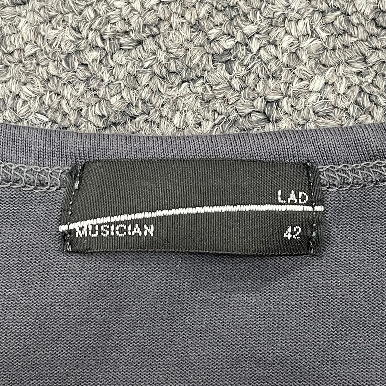 LAD MUSICIAN プリント ビッグ Tシャツ クルーネック ラッド 