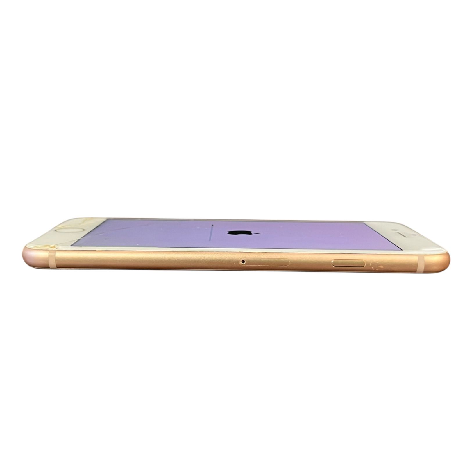 管30700】画面ひび割れ☆Apple iPhone8 64GB ゴールド SoftBank