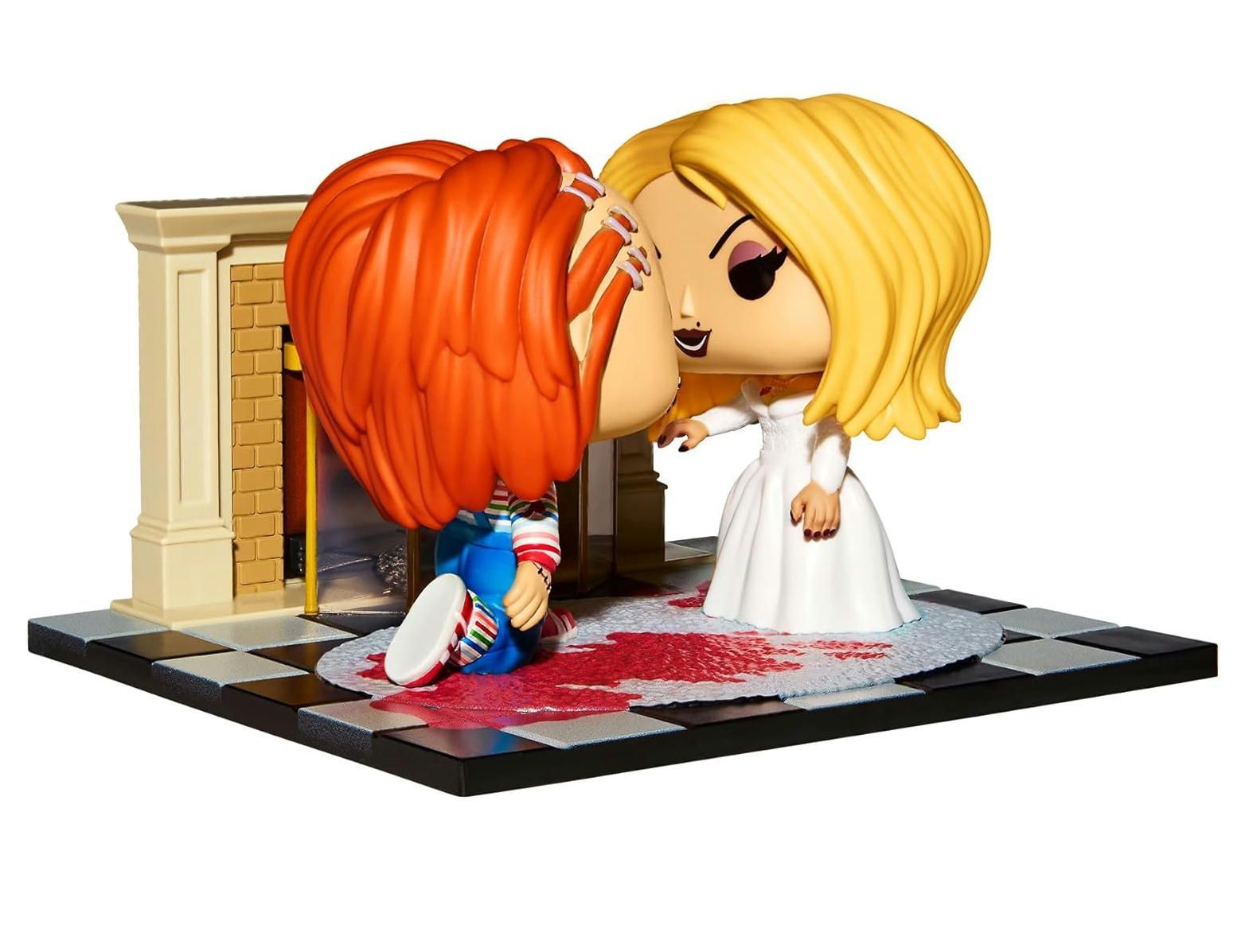 チャッキー + ティファニー フィギュア Bride of CHUCKY POP Amazon.com: Funko Pop Movies: Bride of Chucky - Tiffany