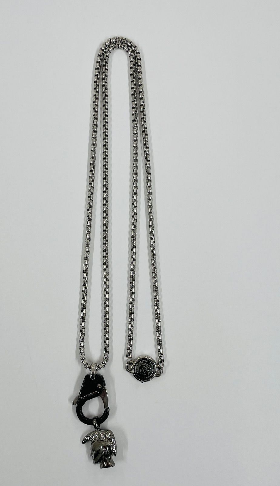 中古品 DIESEL ディーゼル ブレイブマン ネックレス - メルカリ