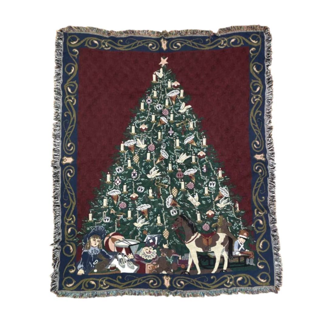 VINTAGE - vintageラグ カーペット クリスマス サンタ アニマル 681 VINTAGE - vintageラグ カーペット クリスマス サンタ アニマル