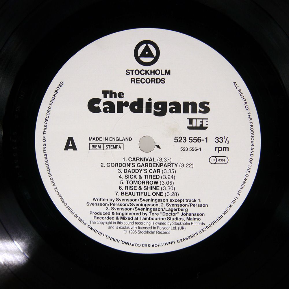 ヨーロッパ盤 CARDIGANS|LIFE|STOCKHOLM