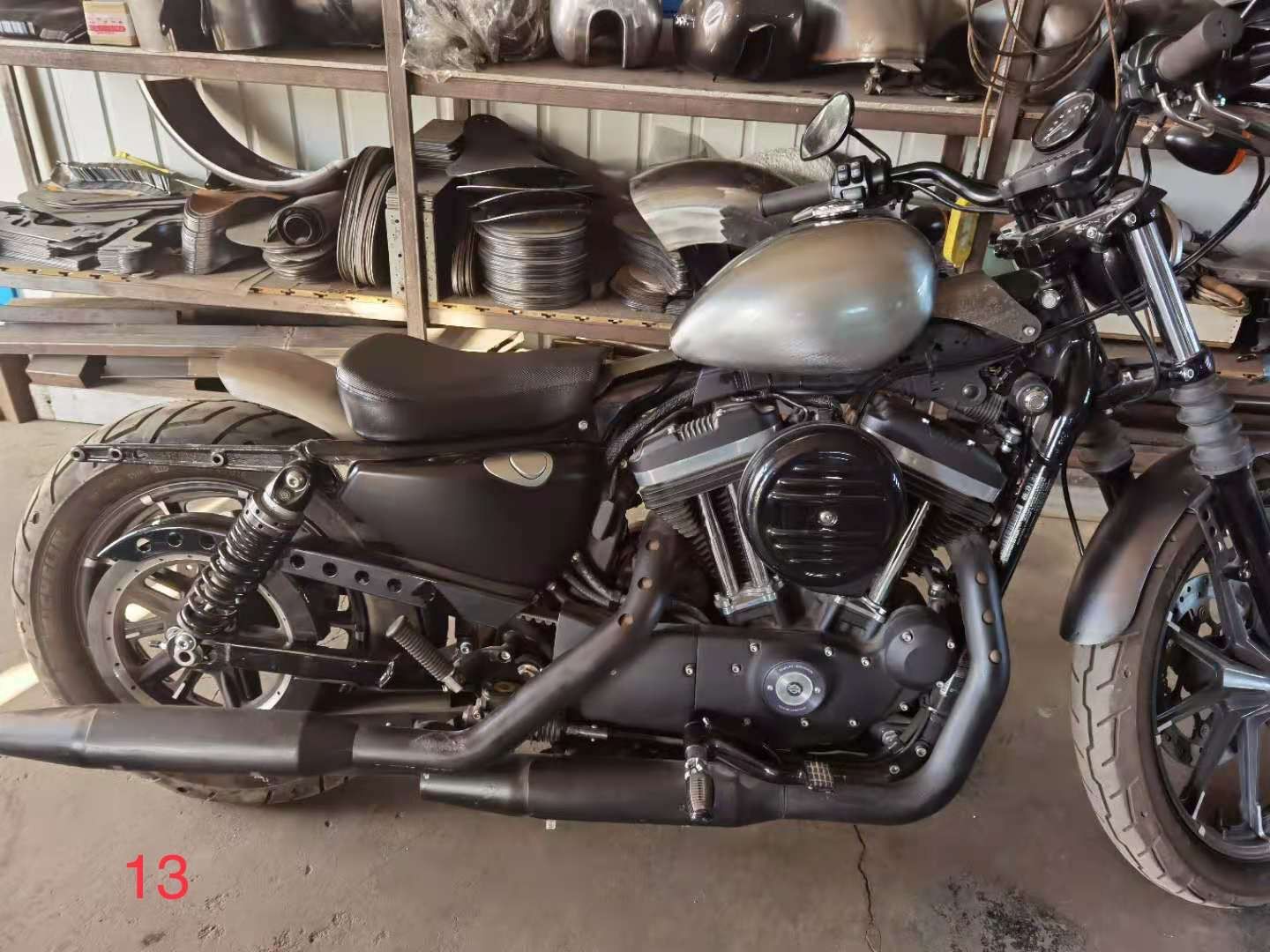 T-13　スポーツスター 2006～2022年用　SPORTSTER  ピーナッツタンク 　カスタム　ボルトオン　 7L　タンク製作工房