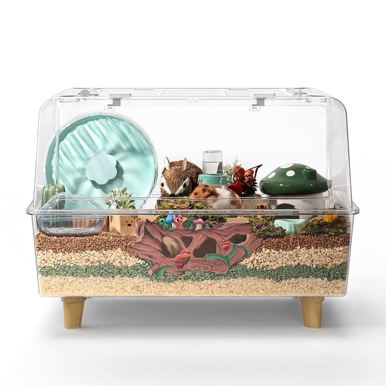 新品　木製ケージ　ハリネズミ　ハムスター　引出しタイプ　小動物　爬虫類　両生類 新品 送料込 木製ケージ 引出し付 ハリネズミ ハムスター 小動物