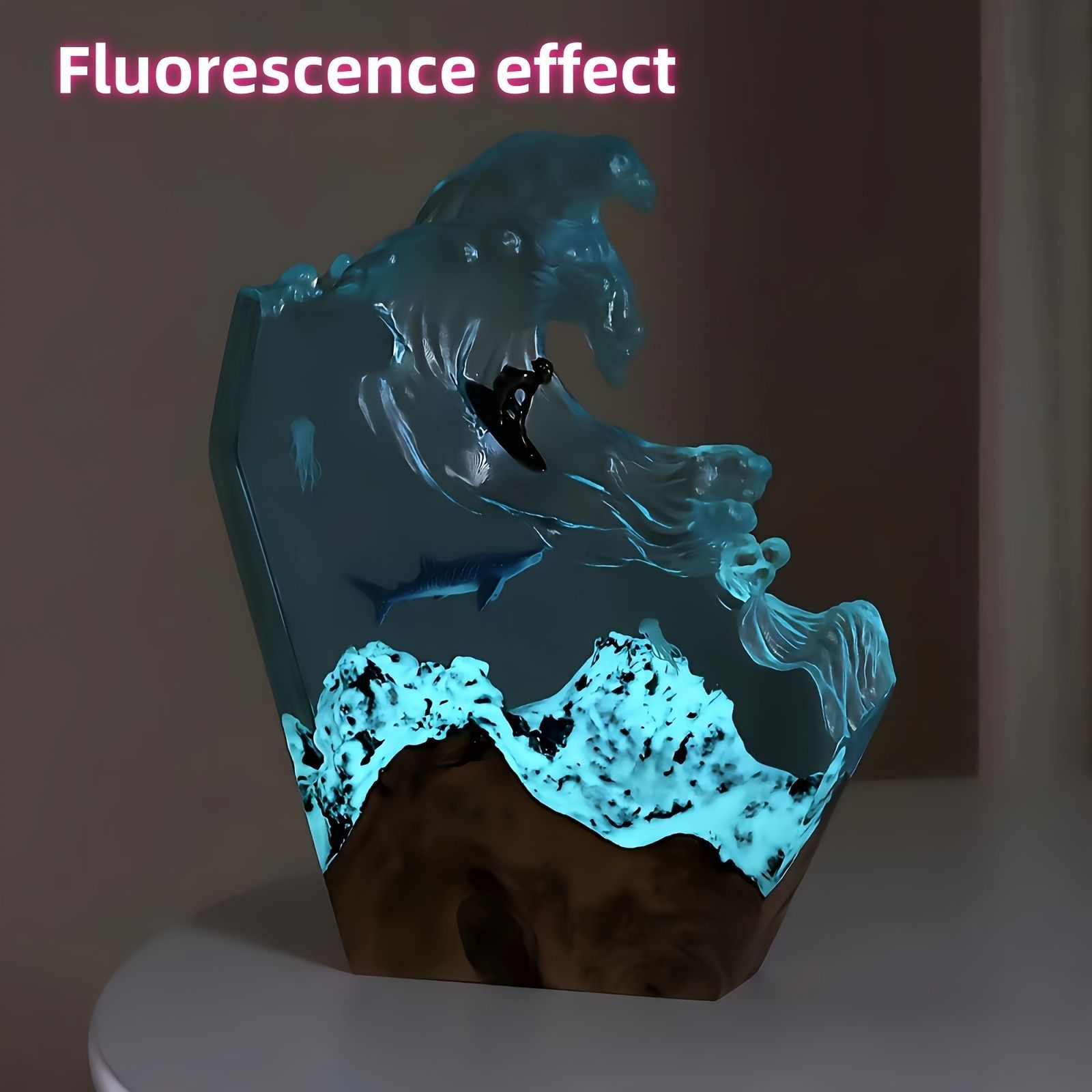 ナイトライト 卓上ライト テーブルランプ サーファー 海 オーシャン オシャレ 間接照明 卓上ライト プレゼント 寝室 授乳ライト インテリア デスク オフィス 充電式 オブジェ 置物 癒しグッズ