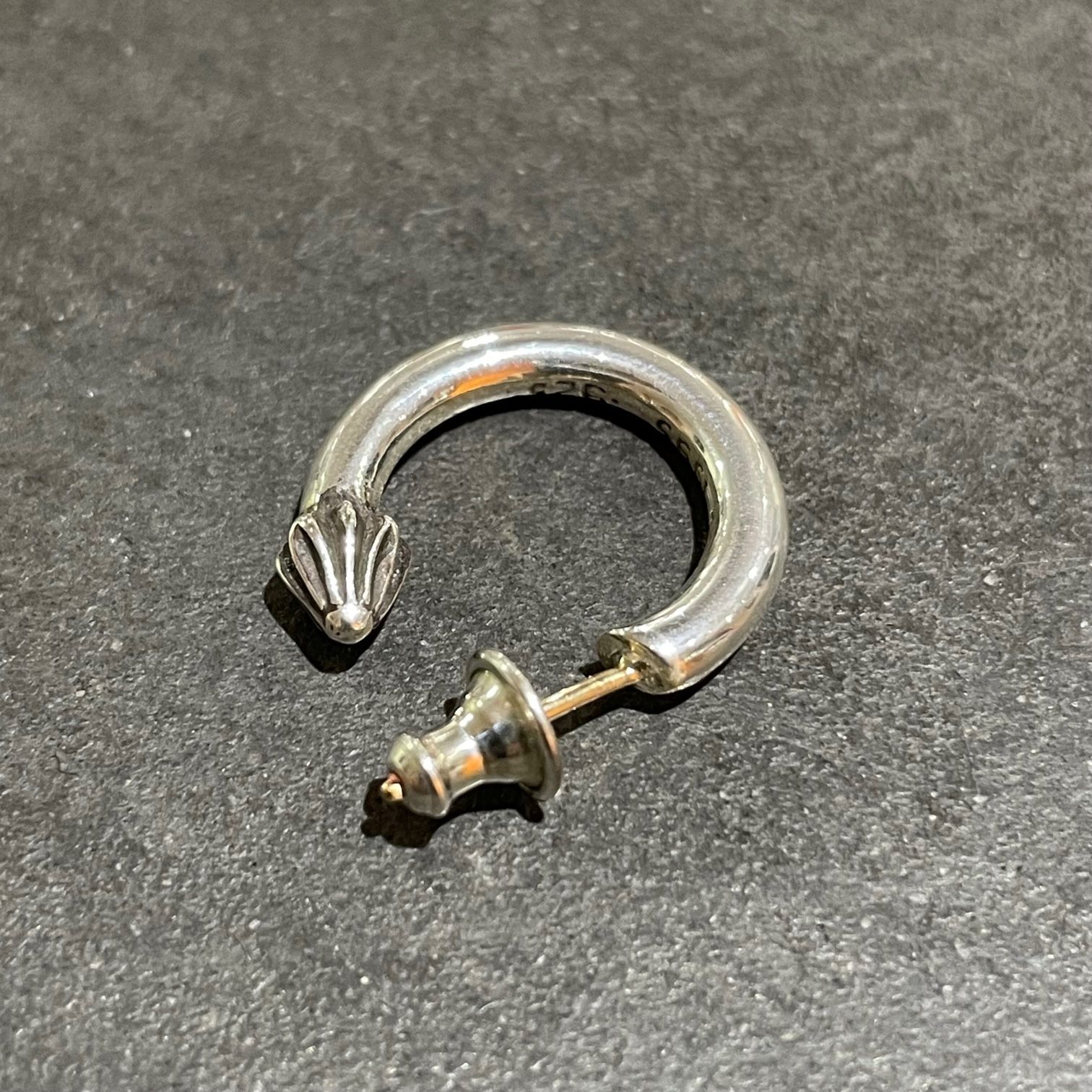 k*様 CHROME HEARTS シルバー フープピアス CHROME HEARTS（クロムハーツ） HOOP SCROOL スクロール フープピアス