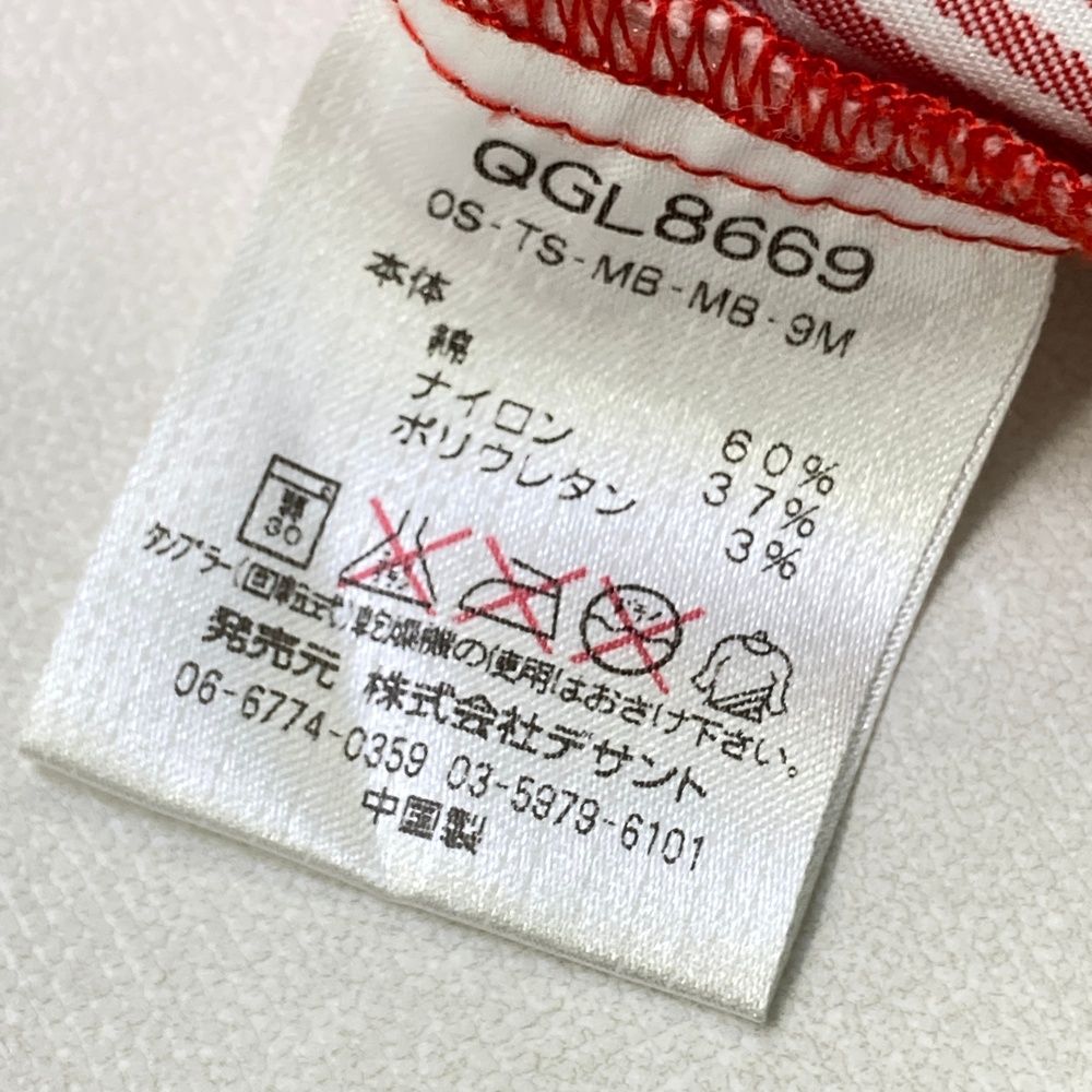 専用品 サイズ：7 LE COQ GOLF ルコックゴルフ 台形スカート 赤×白 ストライプ