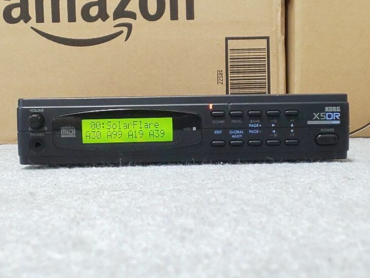 M1直系 音源モジュール KORG X5DR 完動品 説明書付き