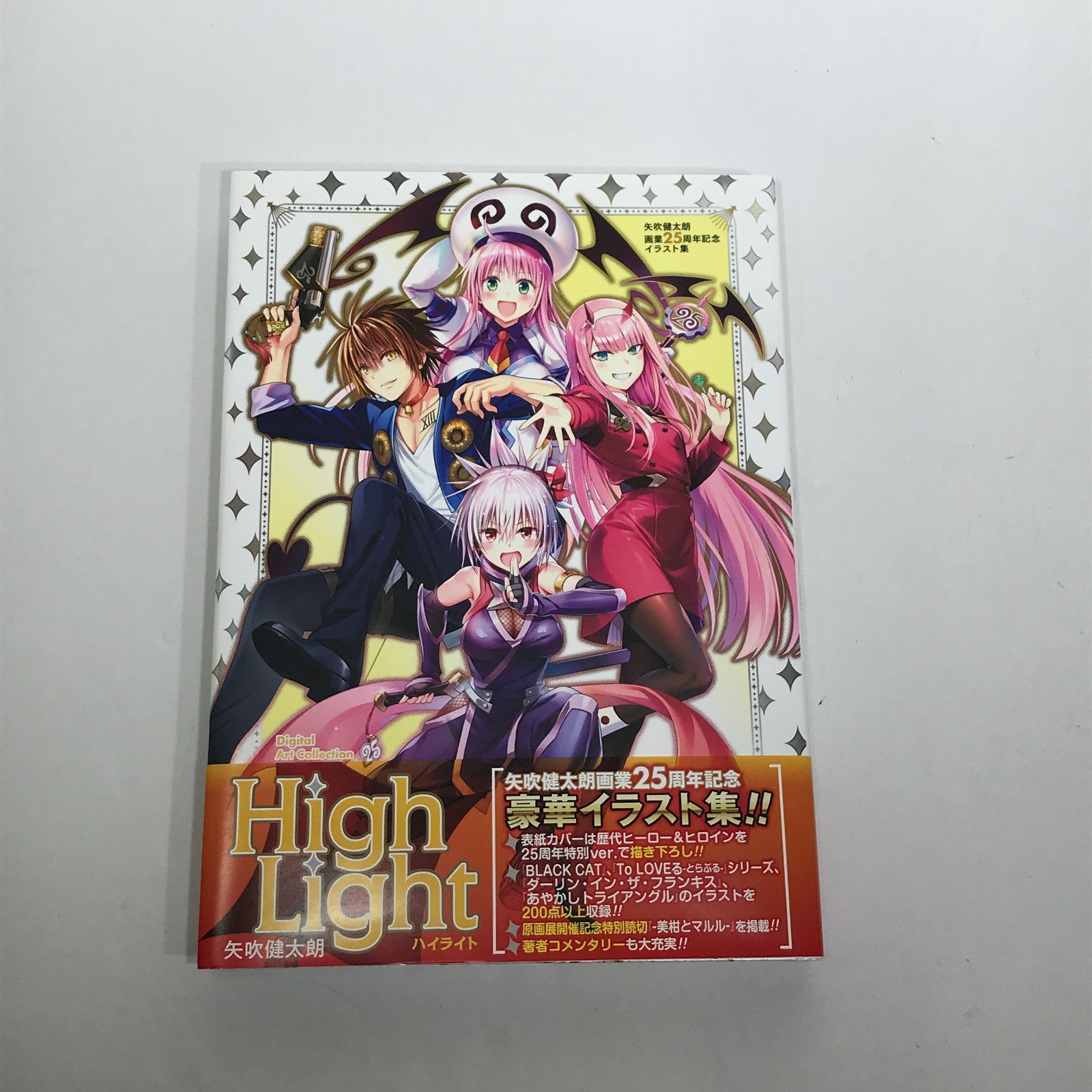 城東4-007】 矢吹健太郎 イラスト集 High Light ハイライト