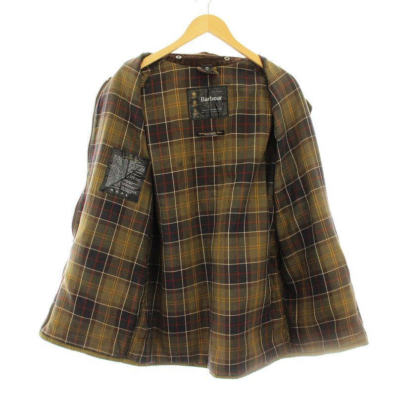 買い誠実 バブアー Barbour オイルドジャケット ブルゾン ステンカラー 衿 ジャケット・アウター