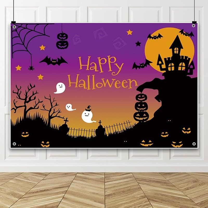背景布 ハロウィン 撮影背景 大判 2.2x1.5m ハロウィン撮影背景 大きい