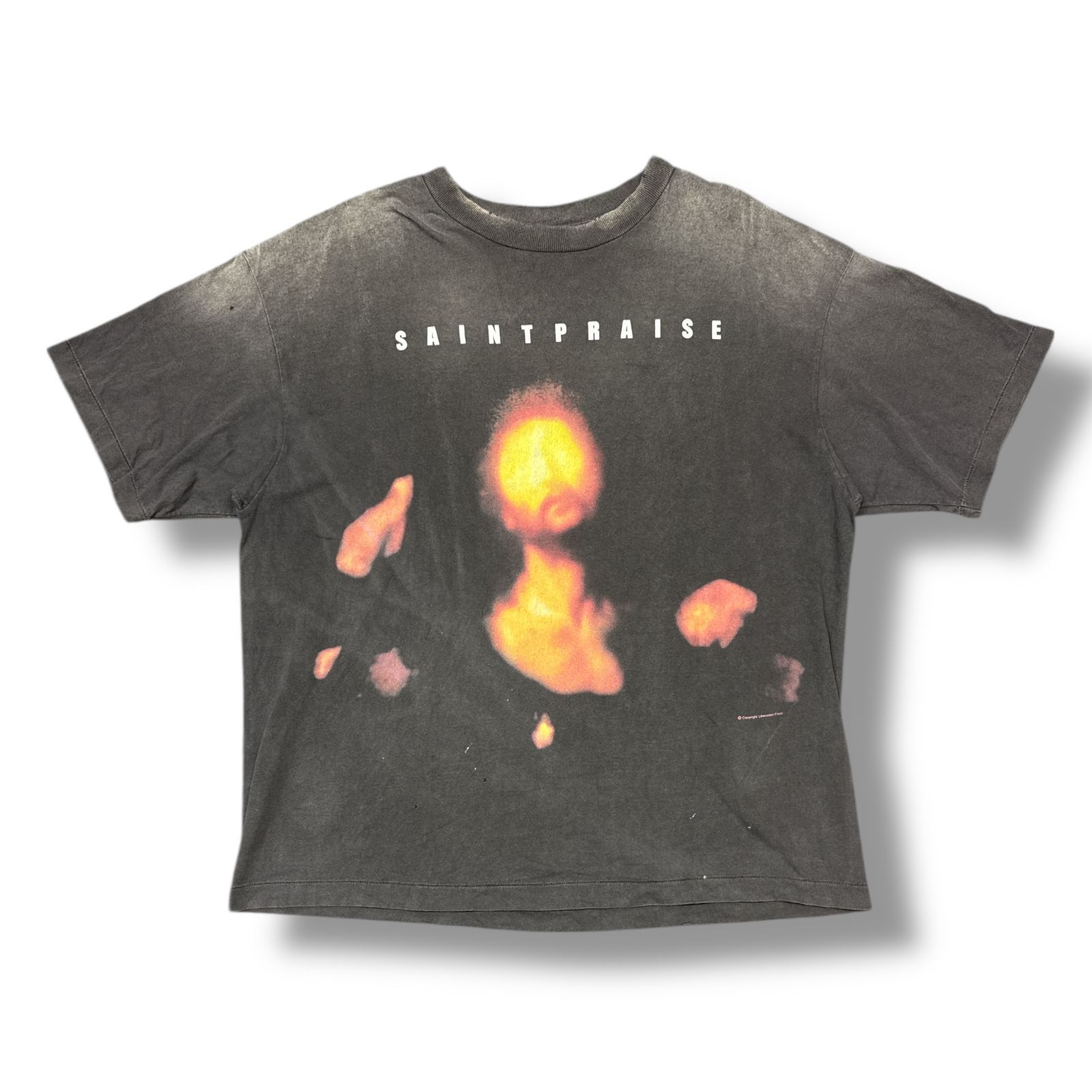参考上代47300円 SAINT MICHAEL 25SS SAINT PRAISE SS TEE セント 