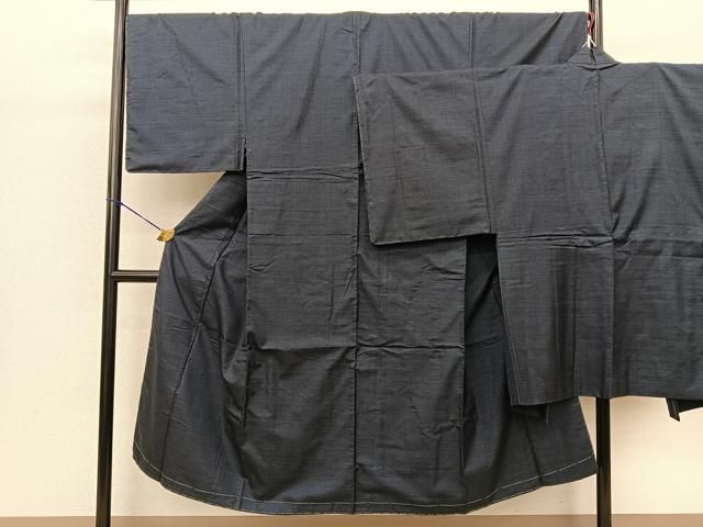 平和屋着物男性 本場大島紬 アンサンブル 100亀甲 羽裏：富士山