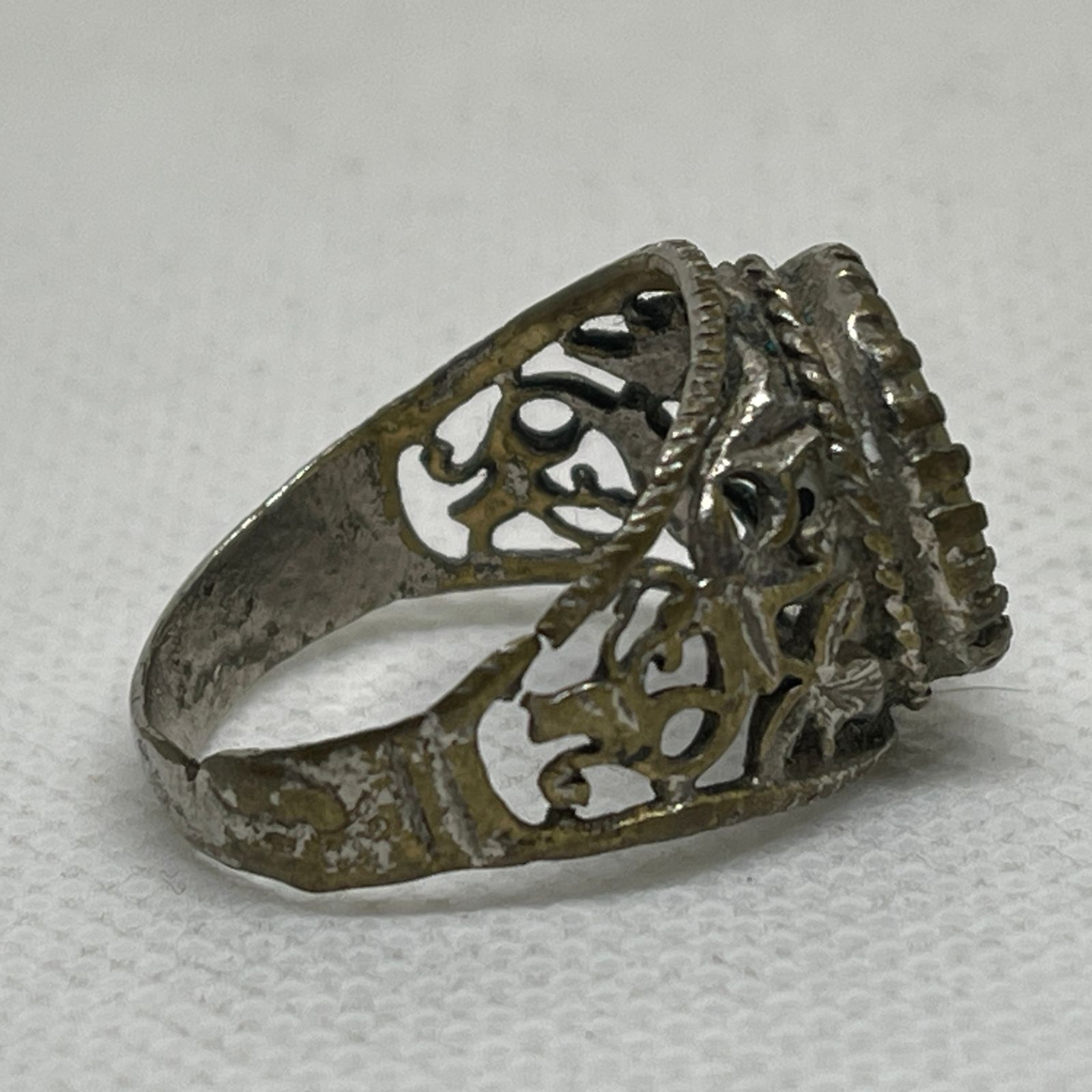 指輪 リング 白 白濁色 シンプル 20号 ネイティブ インディアン  