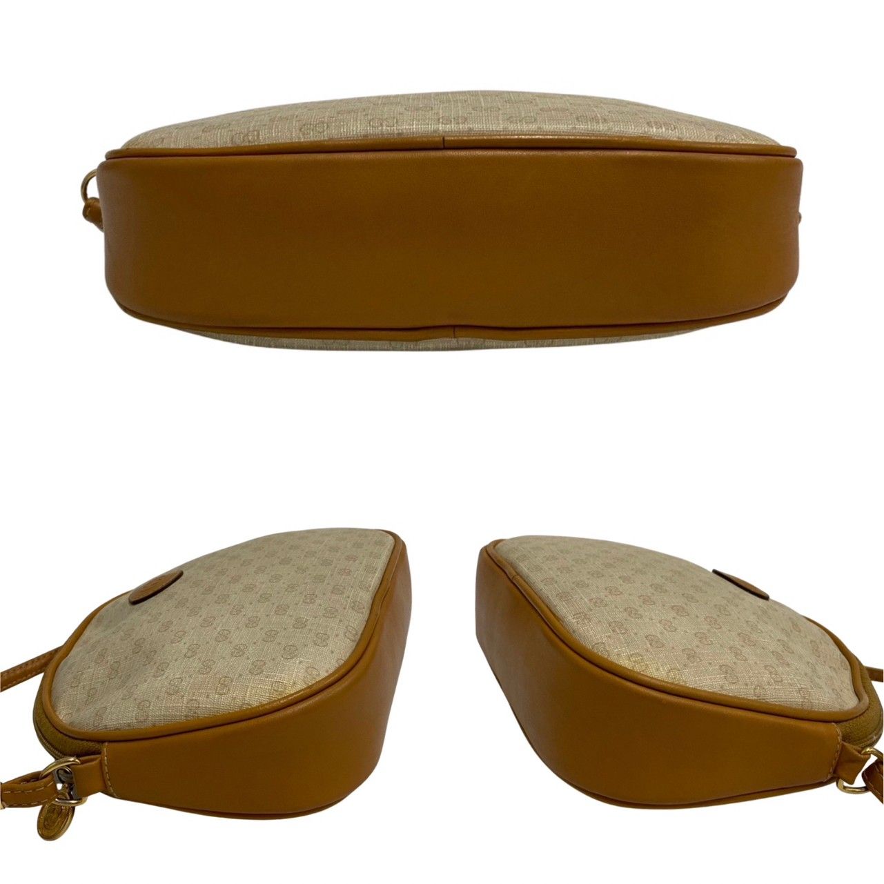 極 美品 GUCCI オールドグッチ グッチ ヴィンテージ マイクロGG レザー  