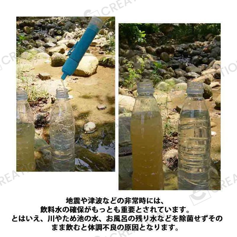 【激安セット】携帯用浄水器 携帯浄水器 濾過器 緊急用 災害 サバイバル 携帯浄水器 非常用ポータブル ろ過機 ろ過器 簡易浄水 ソーヤー マイクロスクィーズフィルター 浄水器 防災アイテム 防災グッズ 災害用 非常用 キャンプ アウトドア 登山