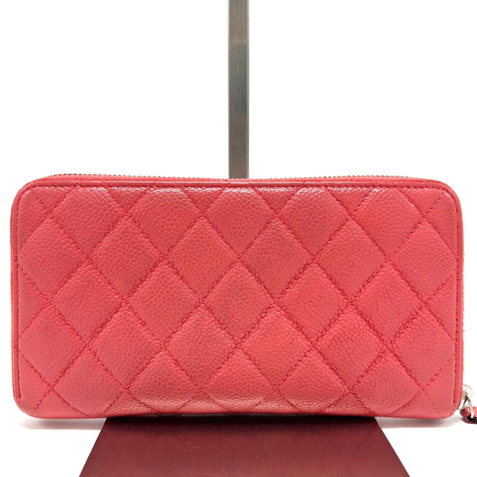 西条店】 CHANELシャネル ココマーク キャビアスキン ジッピー 