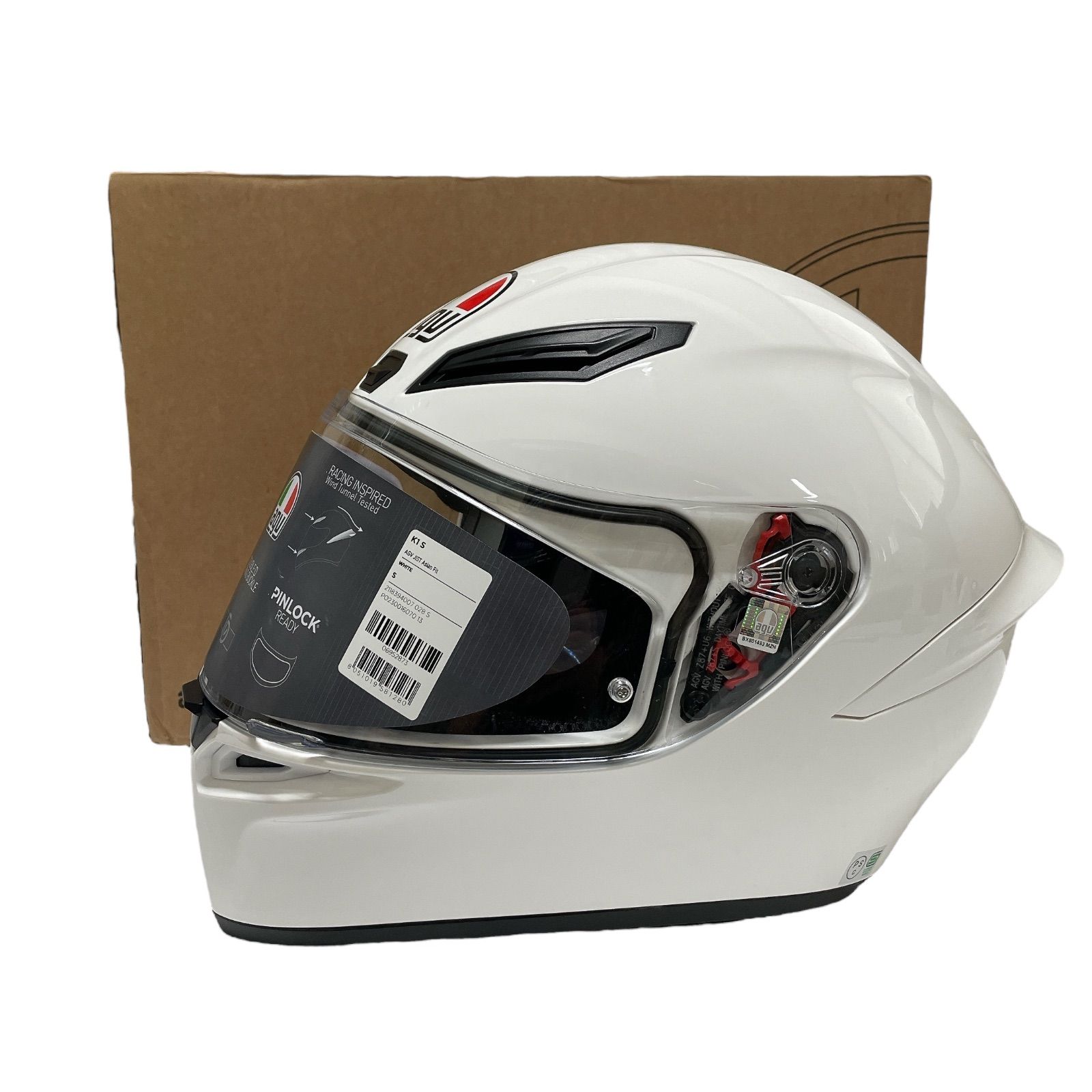 WJ25 【未使用】AGV エージーブイ バイクヘルメット アジアンフィット
