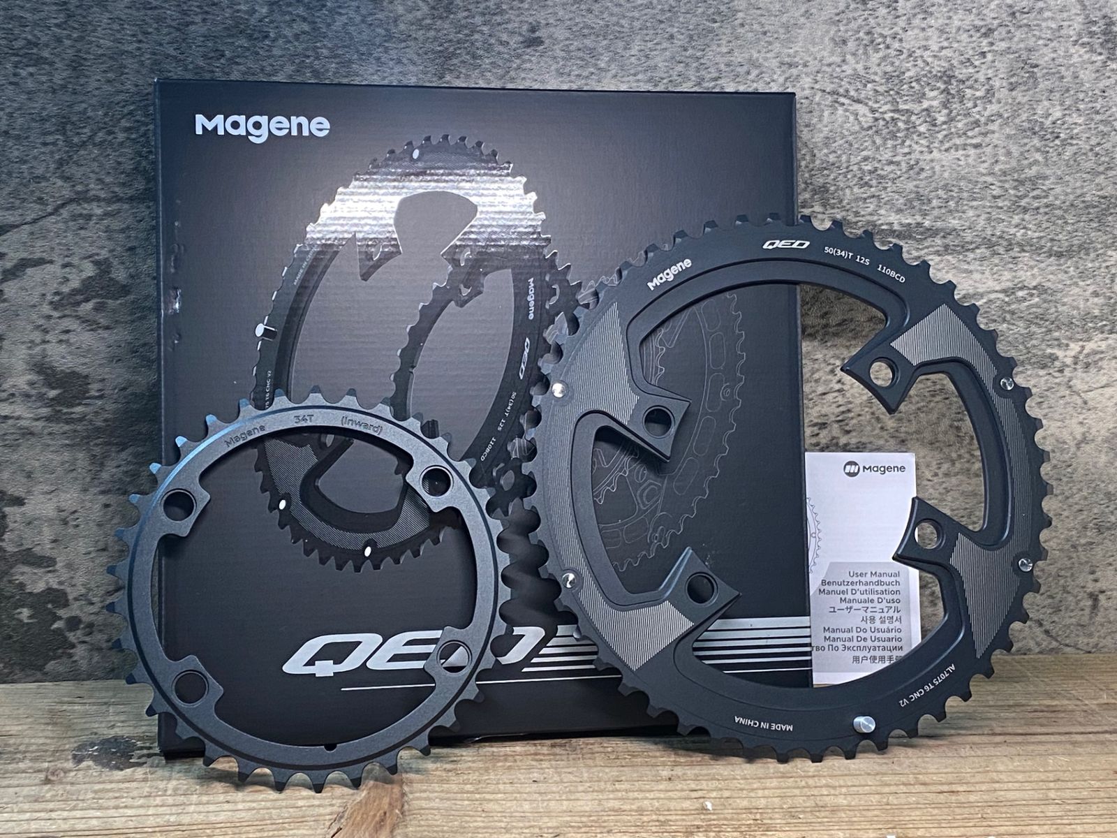 JH199 マージーン MAGENE QED チェーンリングセット 50 32T