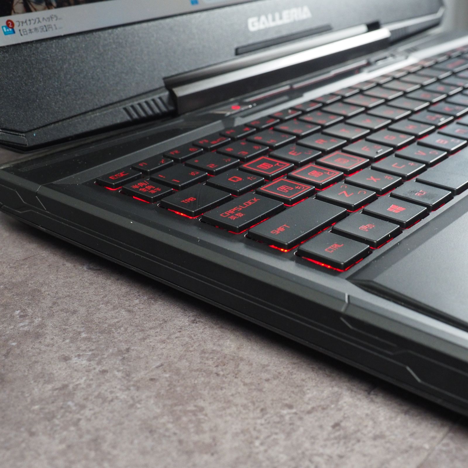GALLERIA QSF960HE2 、16 GBメモリ、256GB SSD 1TB HDD、Windows 11 
