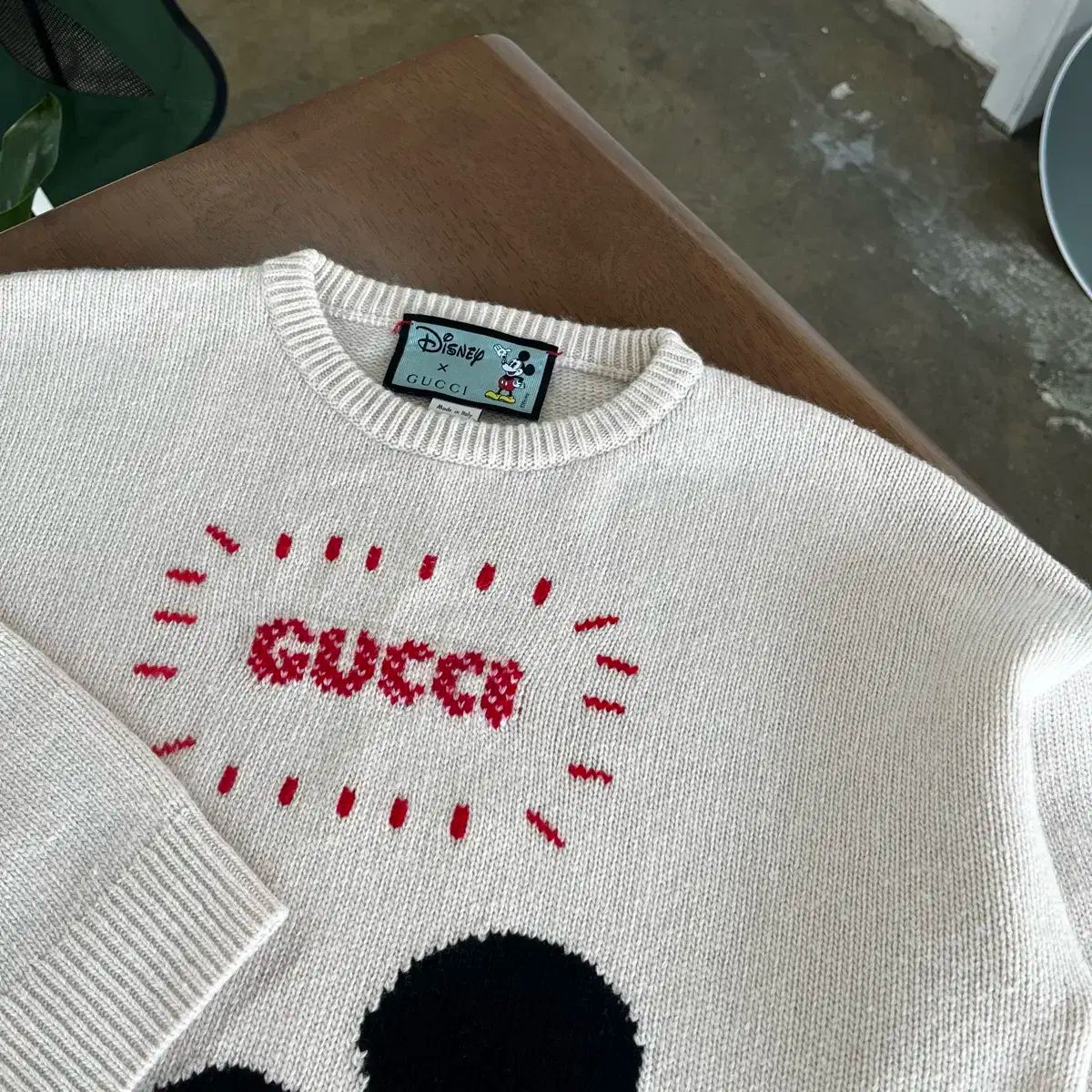 【雷市場（ポンジャン）商品韓国直送】 GUCCI(グッチ) x Disney(ディズニー) ミッキーマウス ニット ウーマンズ S