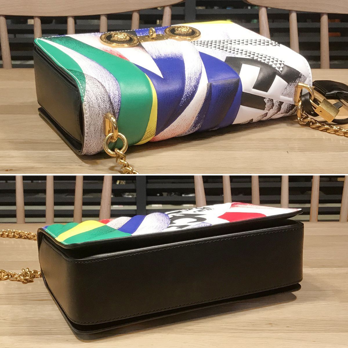 新品同様】ヴェルサーチ チェーンショルダーバッグ メデューサ