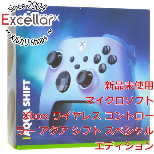 [bn:8] 【新品訳あり(箱きず・やぶれ)】 Microsoft　Xbox ワイヤレス コントローラー アクア シフト スペシャルエディション　QAU-00030