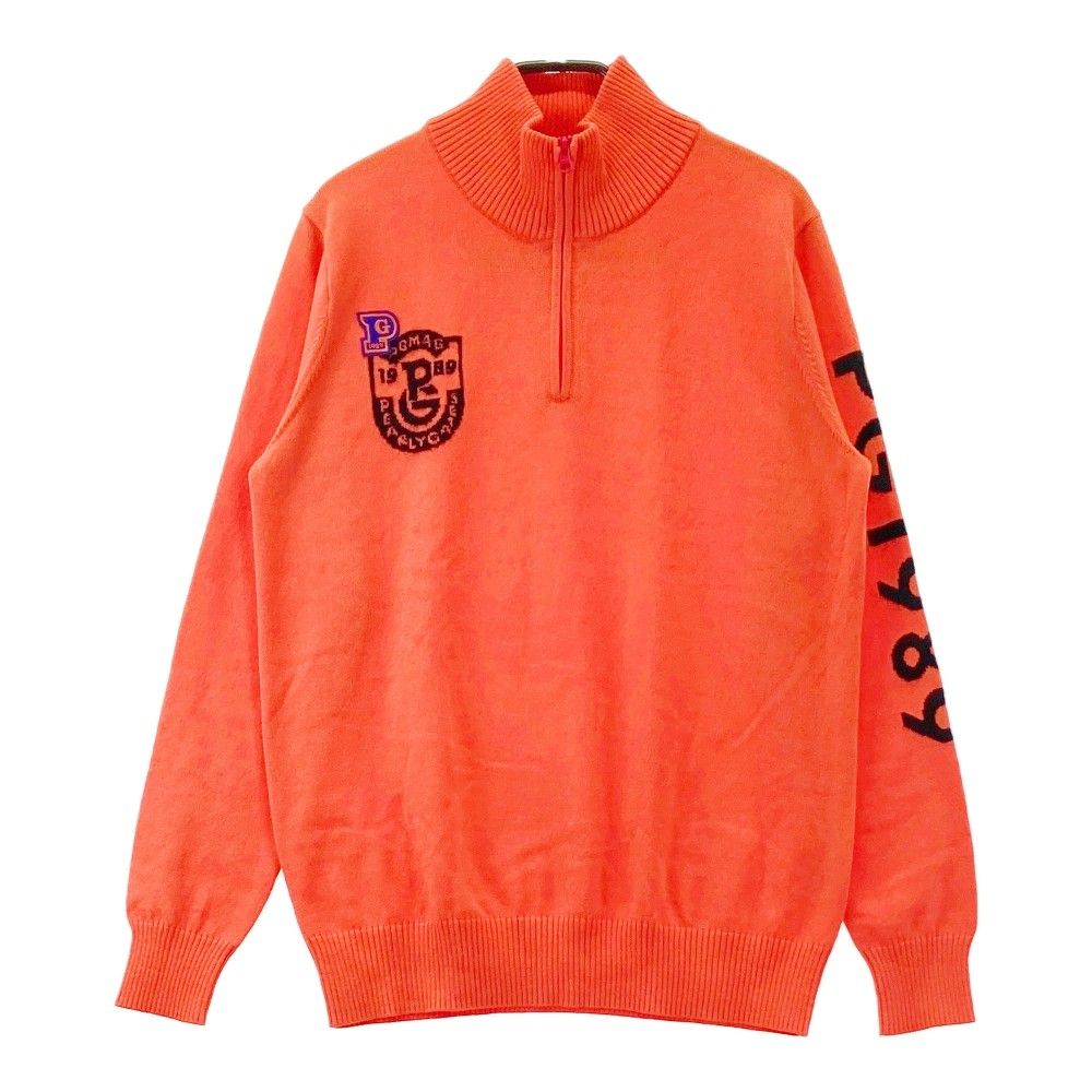 サイズ：4 PEARLY GATES パーリーゲイツ ハーフジップ ニット セーター