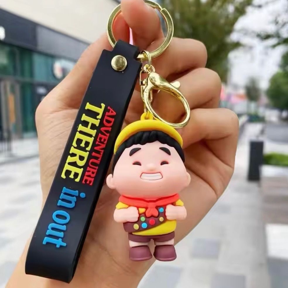 Disney カールじいさんの空飛ぶ家 キーホルダー ストラップ 2個セット 2個セット］Disney ディズニー カールじいさんの空飛ぶ家 カール