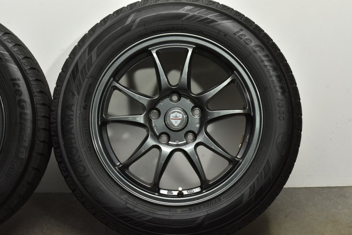【卸し売り】 バリ溝 ESTROSA 16in 6.5J 45 PCD114.3 ヨコハマ アイスガード iG60 205 60R16 ノア ヴォクシー エスクァイア アクセラ スタッドレス