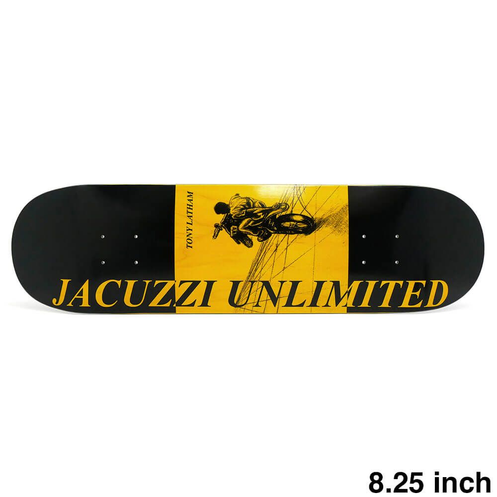 JACUZZI DECK ジャグジー デッキ TONY LATHAM DIRTBIKE 8.25 EPOXY 7 スケートボード スケボー