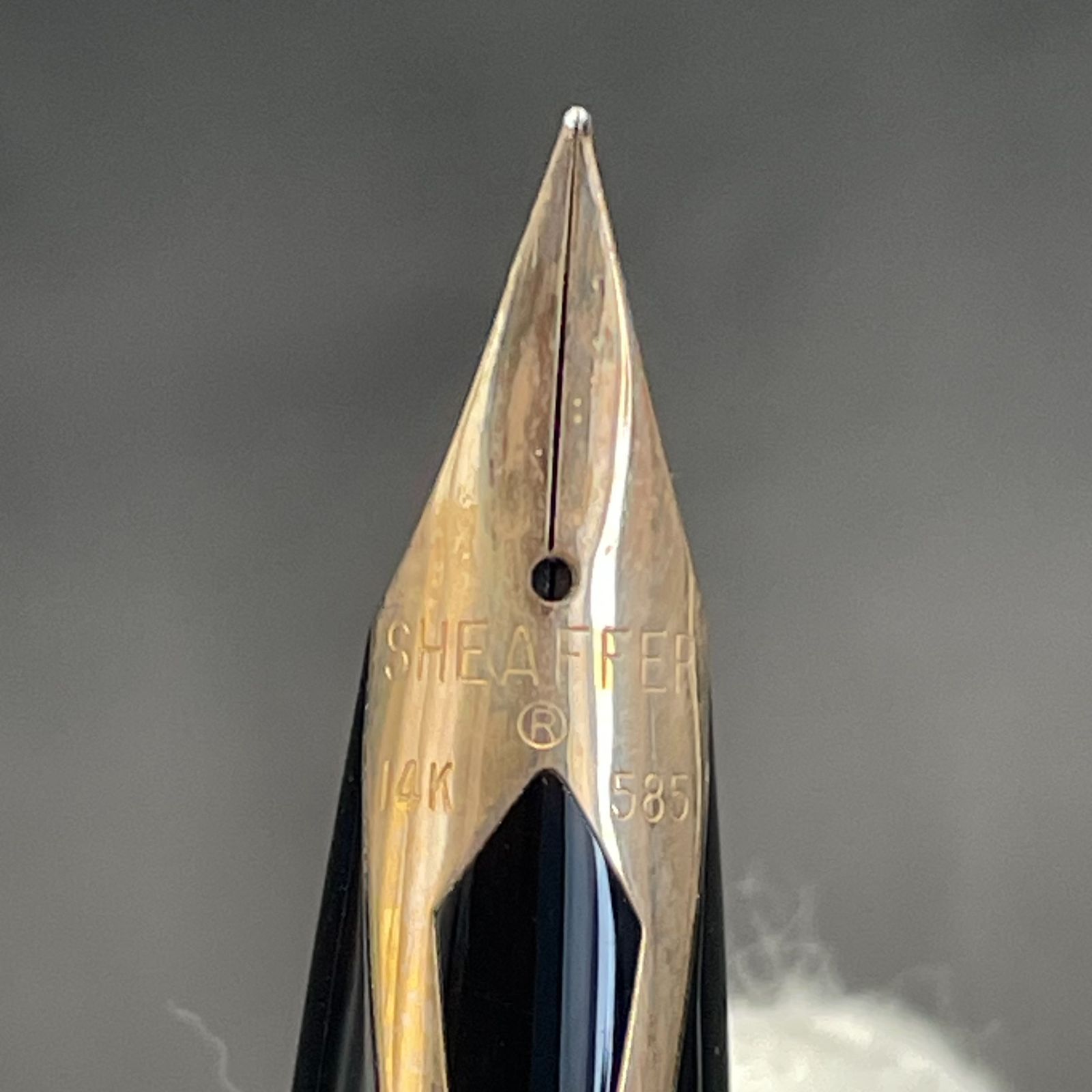 14K/585刻印】 SHEAFFER シェーファー 万年筆 タルガ シルバー MS