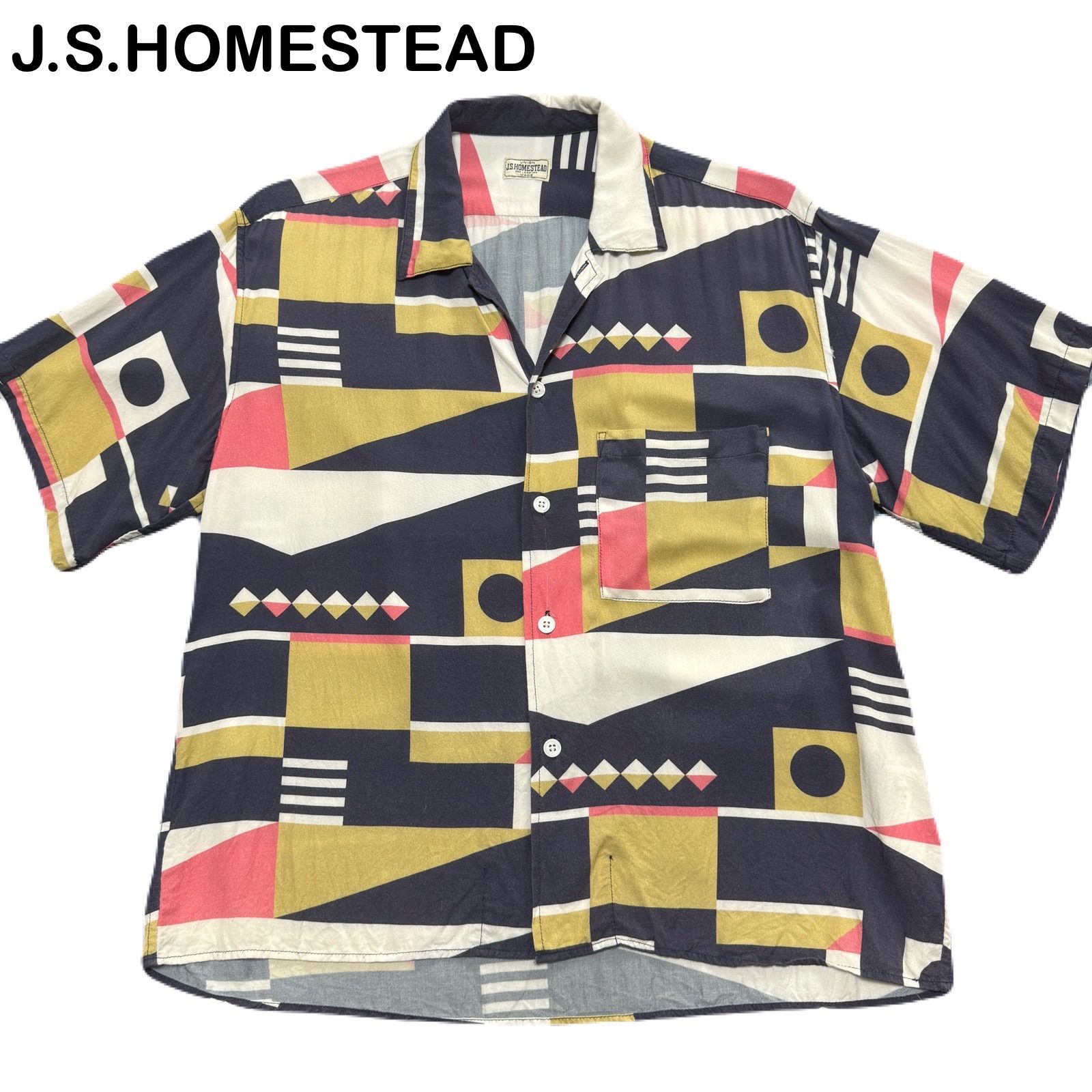 J.S.HOMESTEAD ジャーナルスタンダードホームステッド 幾何学模様 総柄 