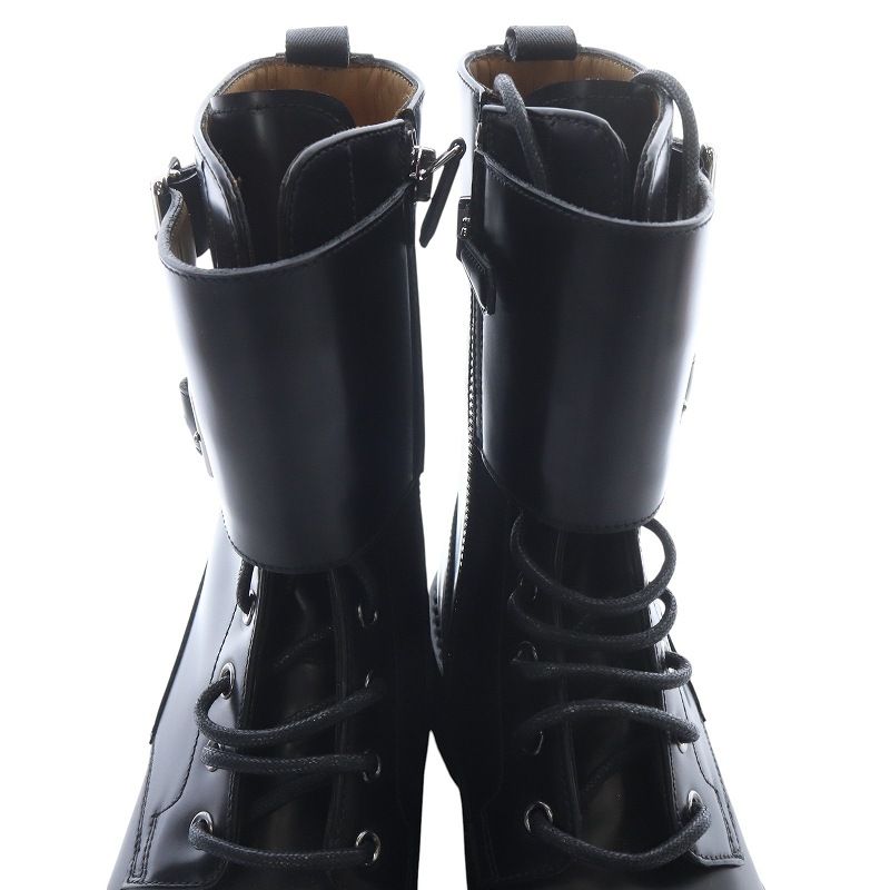 チャーチ CARLY LWコンバットブーツ ショート レザー 36 23cm 黒