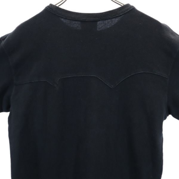 エフティーシー ロゴプリント 七分袖 Tシャツ S ブラック系 FTC ロンT 