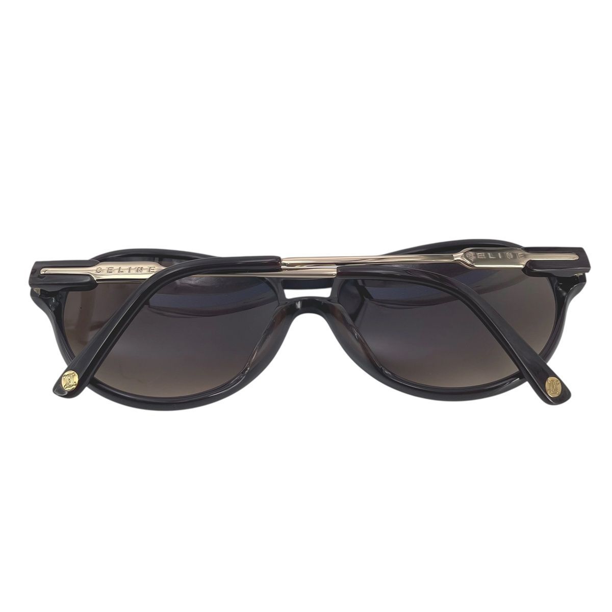 中古】 CELINE セリーヌ サングラス SC1698G ブラウン レディース